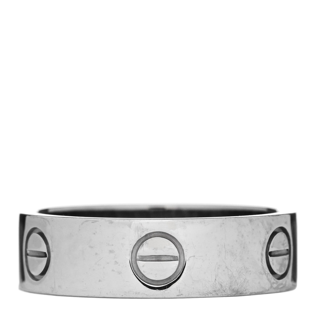 18K White Gold 5.5mm LOVE Ring 59 8.75