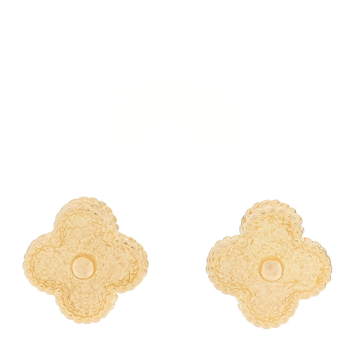 18K Yellow Gold Vintage Alhambra Earrings