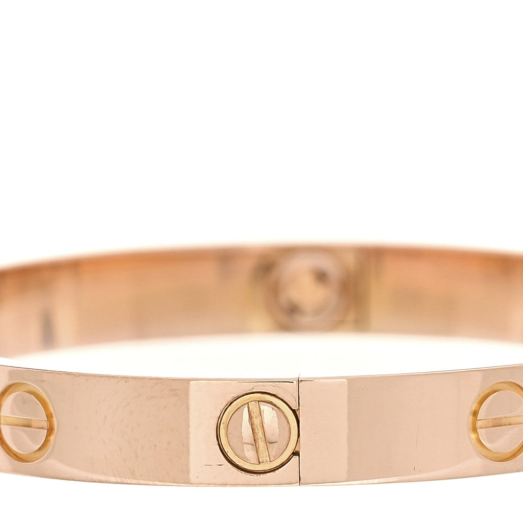 18k Pink Gold Love Bracelet 16