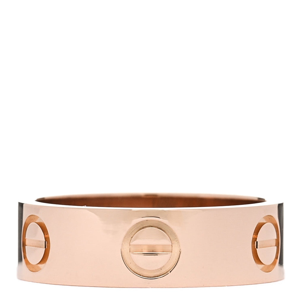 18K Pink Gold 5.5mm LOVE Ring 51 5.75