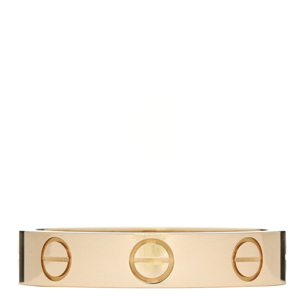 18K Yellow Gold 3.5mm LOVE Wedding Band Ring 49 4.75