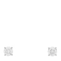 Platinum Diamond .50ctw Solitaire Earrings