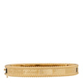 18K Yellow Gold Perlee Signature Bangle Bracelet S