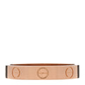18K Pink Gold 3.5mm LOVE Wedding Band Ring 54 7