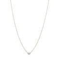 18K Yellow Gold Diamond .15ct Elsa Peretti Diamonds by the Yard Pendant Necklace