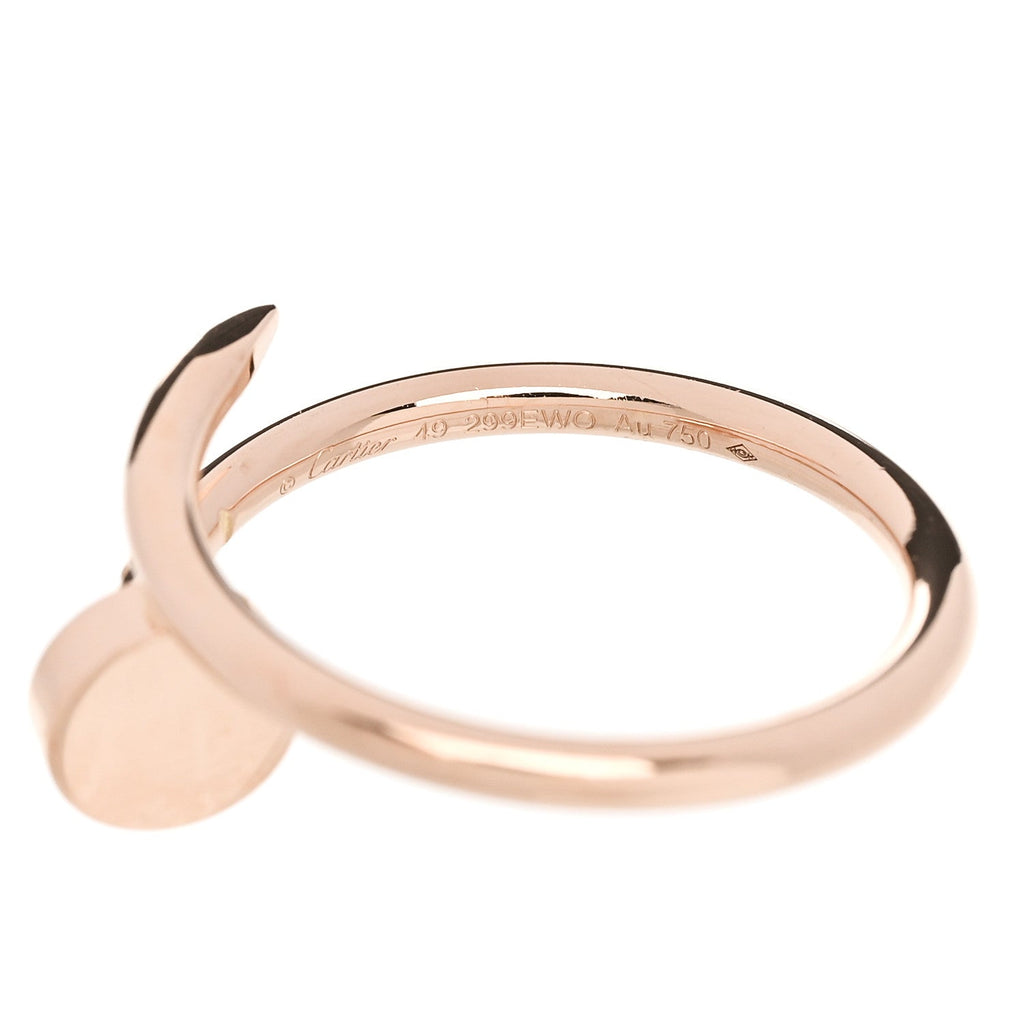 18K Pink Gold Small Juste Un Clou Ring 49 5