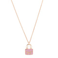 18K Rose Gold Pink Sapphire Constance Amulettes Pendant Necklace