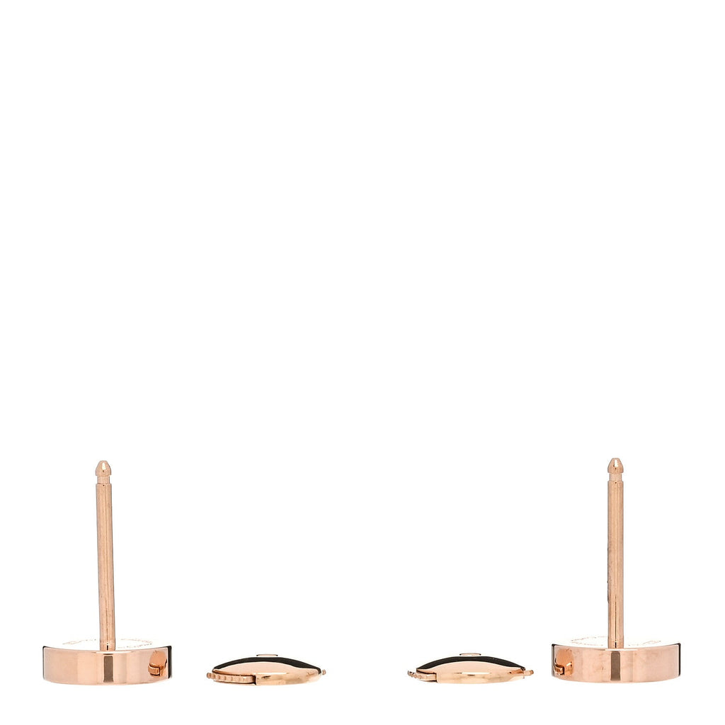 18K Pink Gold LOVE Earrings