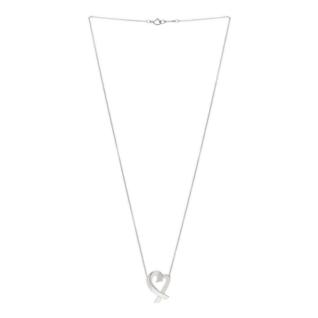 Sterling Silver Paloma Picasso Loving Heart Pendant Necklace