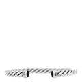 Sterling Silver Onyx 6mm Cable Classic Cuff Bracelet