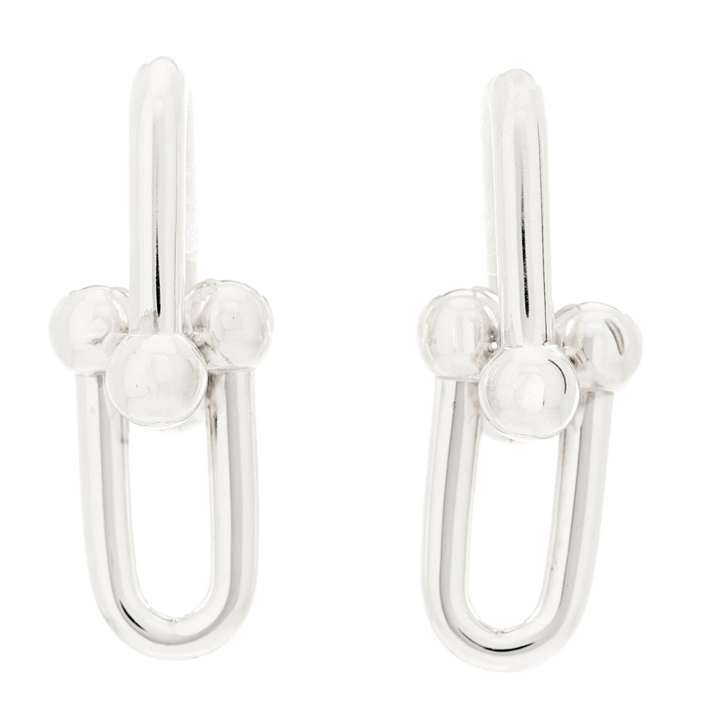 Sterling Silver Large HardWear Link Earrings