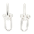 Sterling Silver Large HardWear Link Earrings