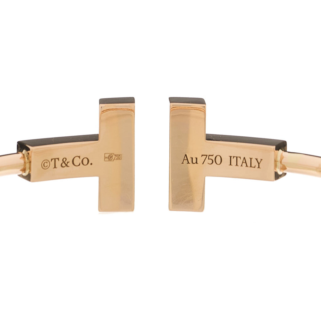 18K Yellow Gold Black Onyx Wide T Wire Bracelet