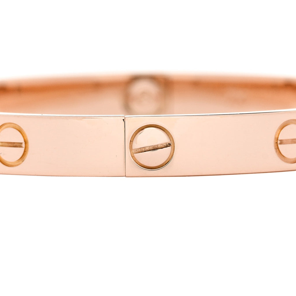 18K Pink Gold LOVE Bracelet 17