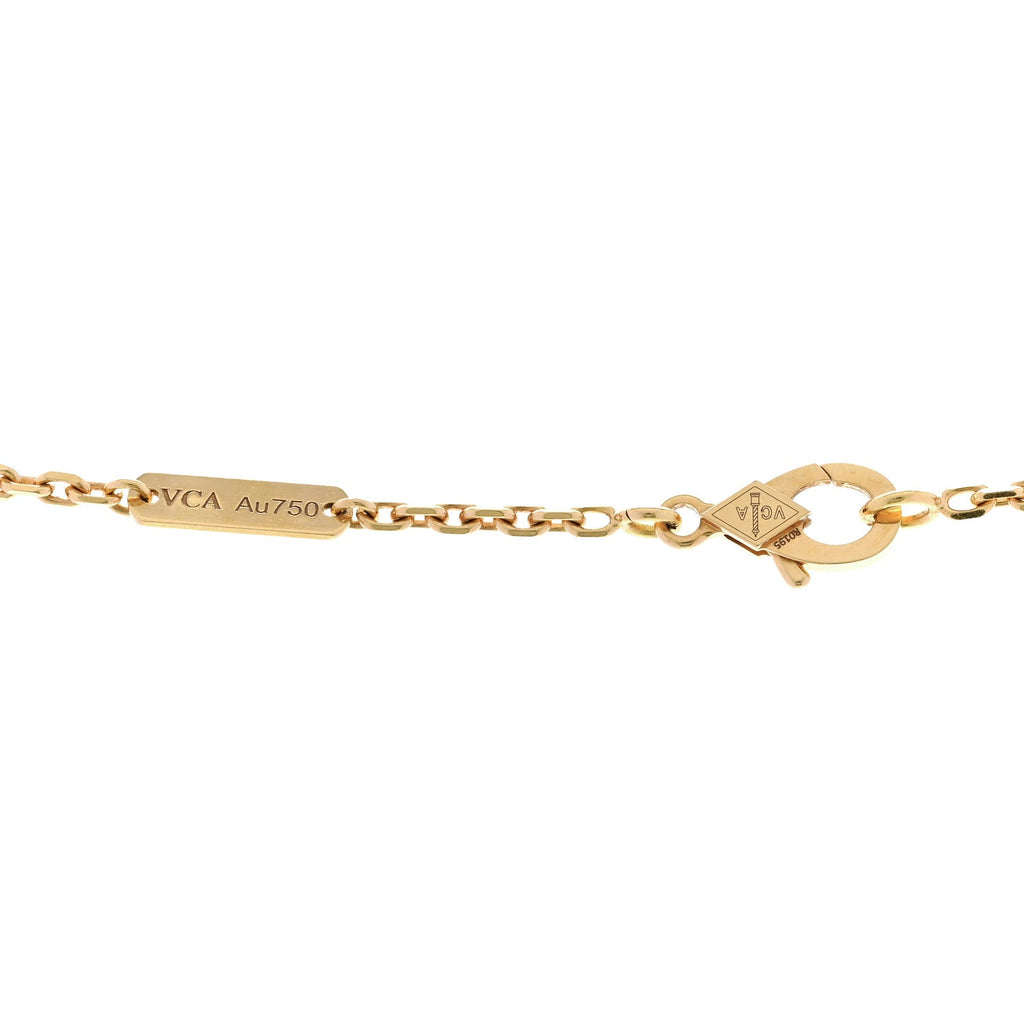 18K Yellow Gold Mother of Pearl Magic Alhambra Long Necklace