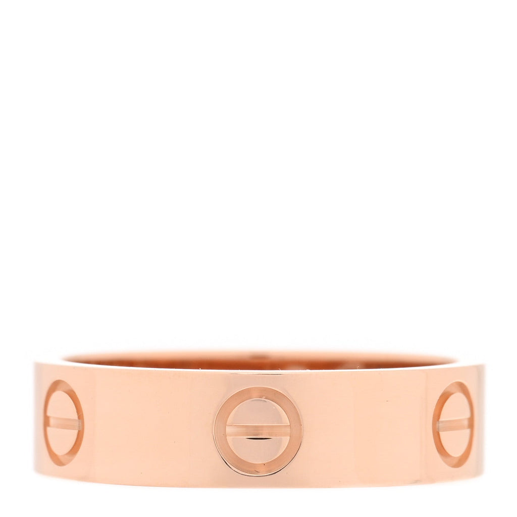 18K Pink Gold 5.5mm LOVE Ring 58 8.25