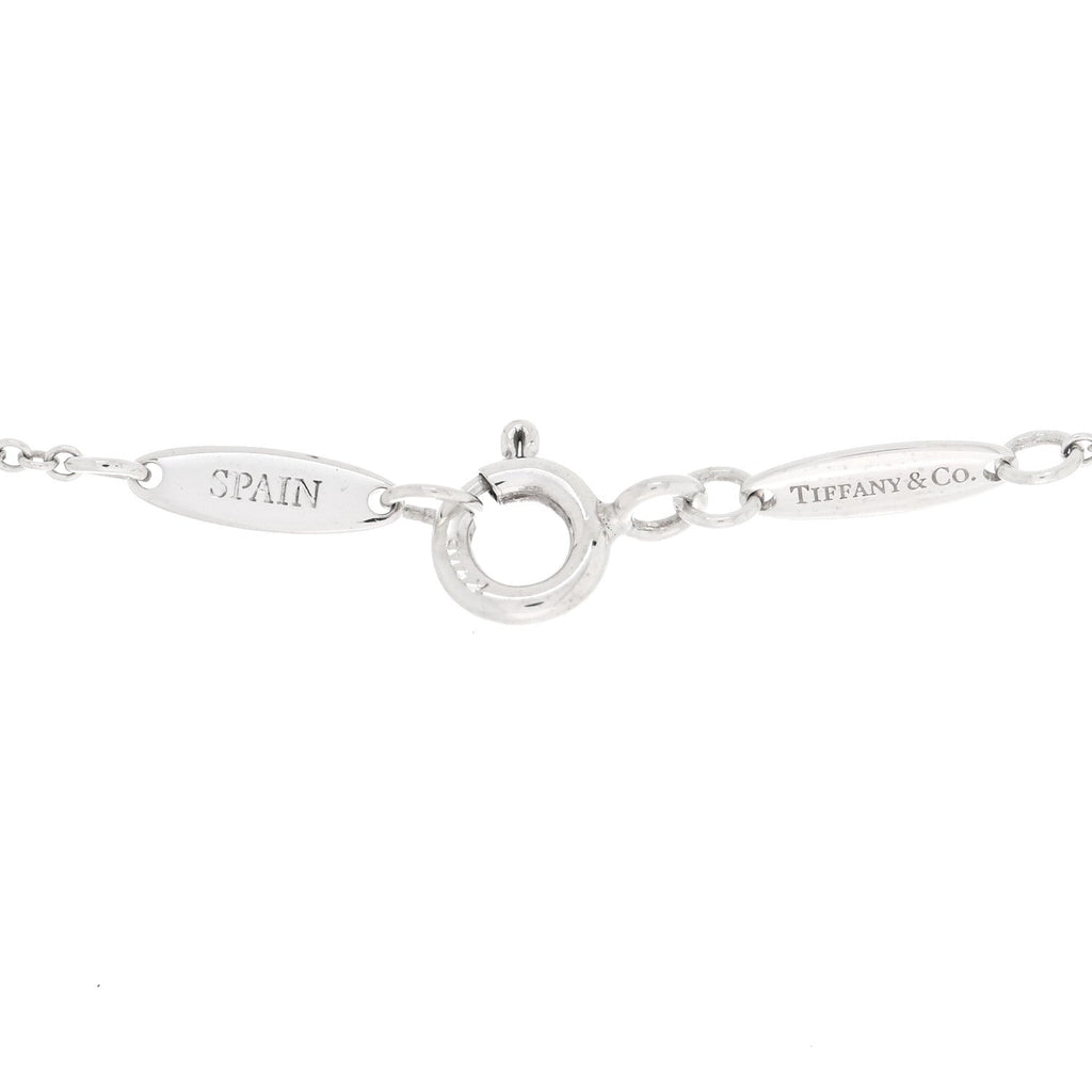 Sterling Silver Elsa Peretti 11mm Open Heart Pendant Necklace