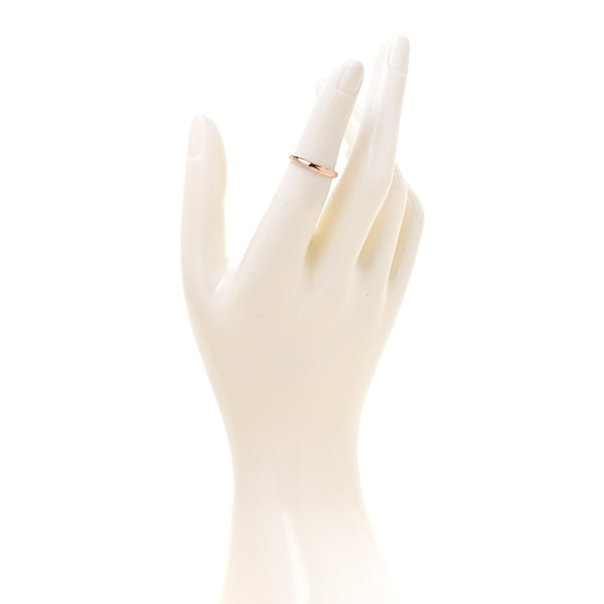 18K Pink Gold 2.5mm 1895 Wedding Band Ring 50 5.25