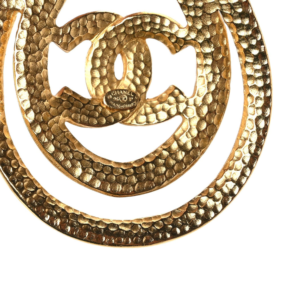CC Pendant Necklace Gold