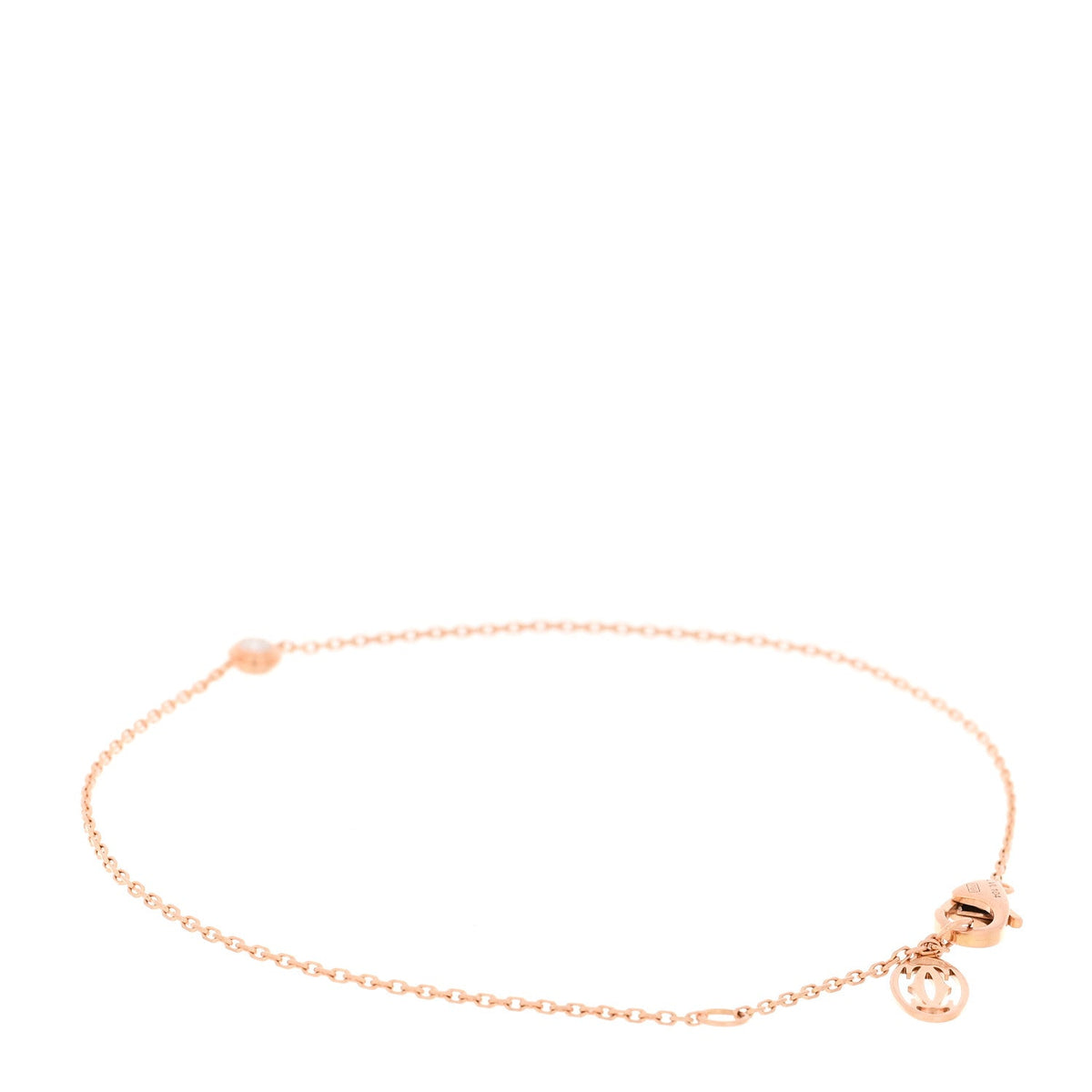 18K Pink Gold Diamond XS D'Amour Bracelet