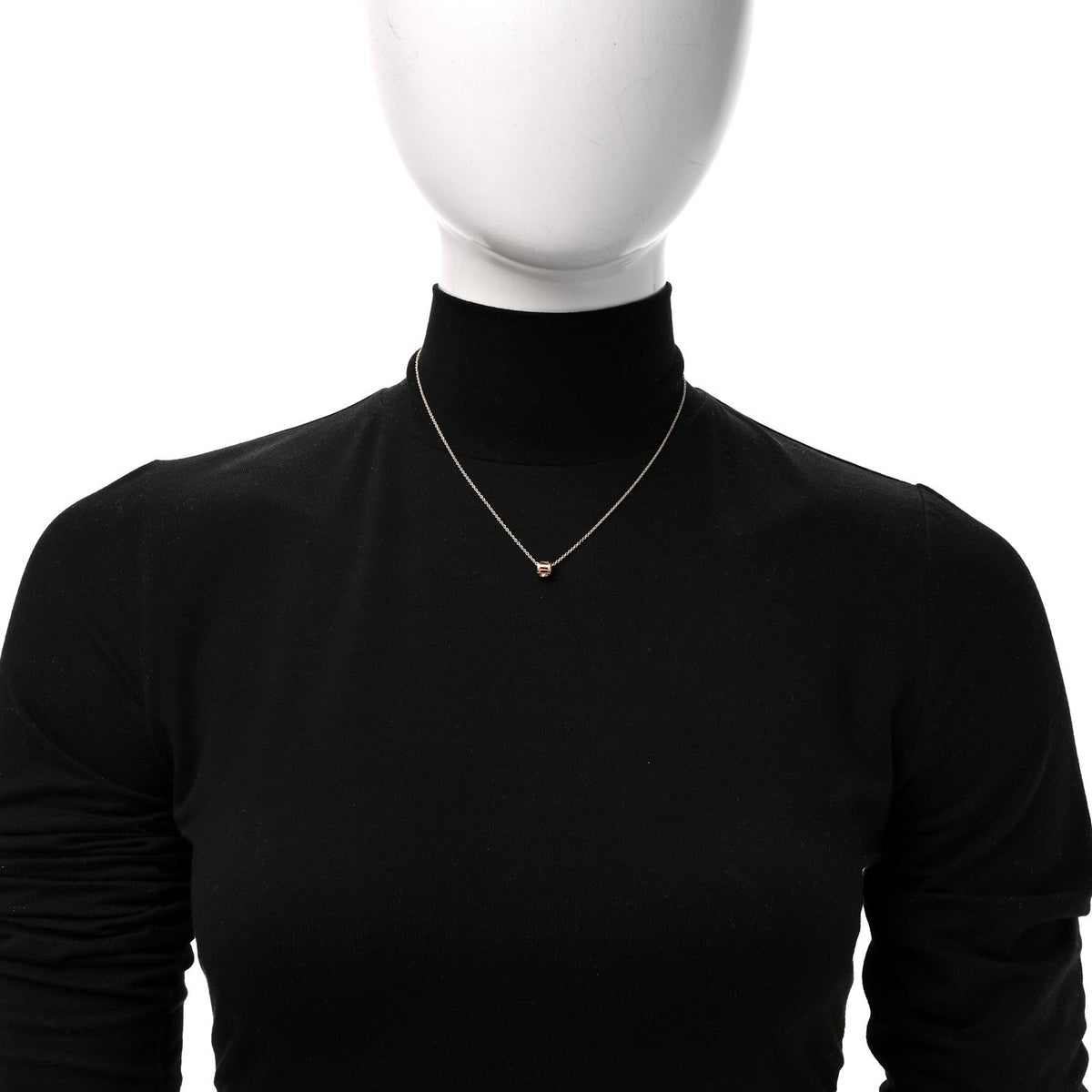 18K Rose Gold Atlas Open Pendant Necklace