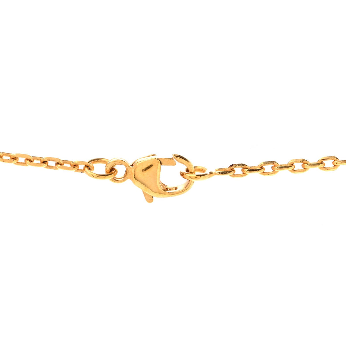 Lacquered Gold Mini Pop H Rocabar Pendant Necklace Malabar