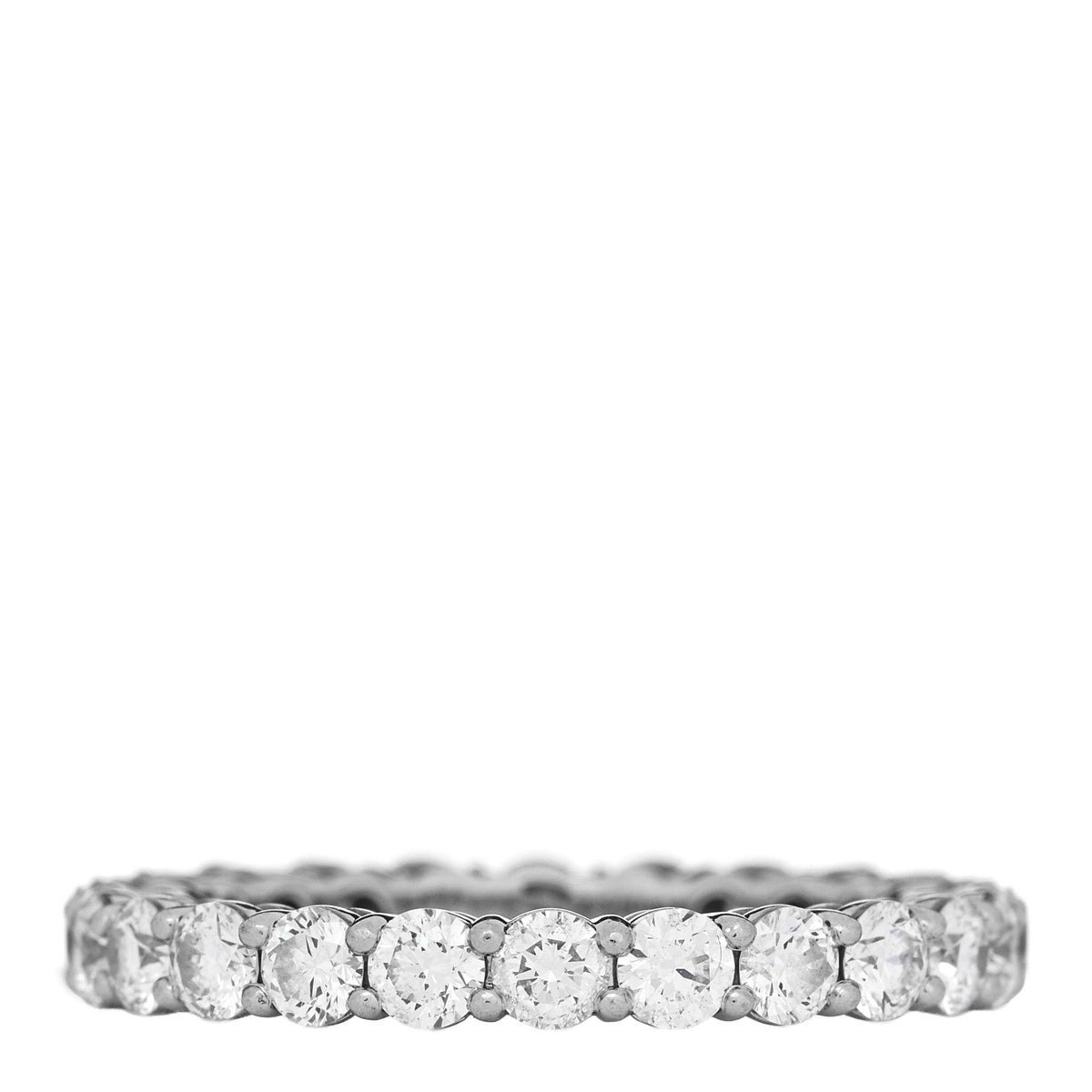 Platinum Diamond 3mm Forever Eternity Band Ring 56 7.5