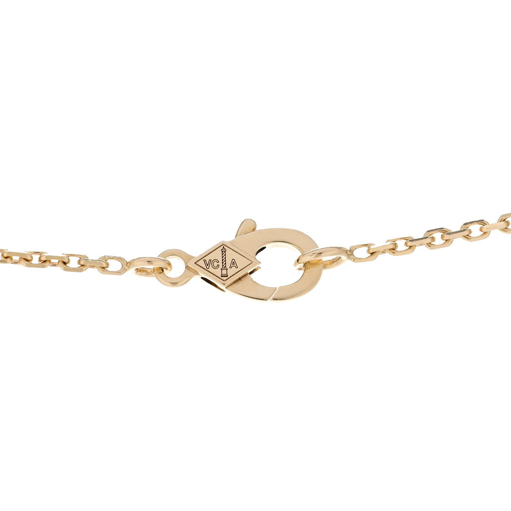 18K Yellow Gold Vintage Alhambra Pendant Necklace