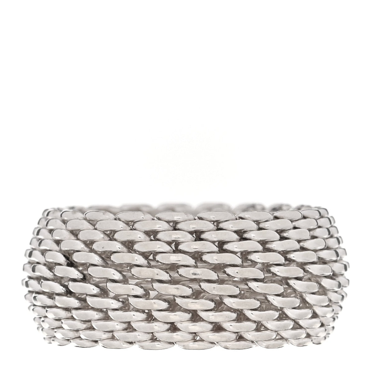 Sterling Silver Somerset Mesh Ring 54 6.75