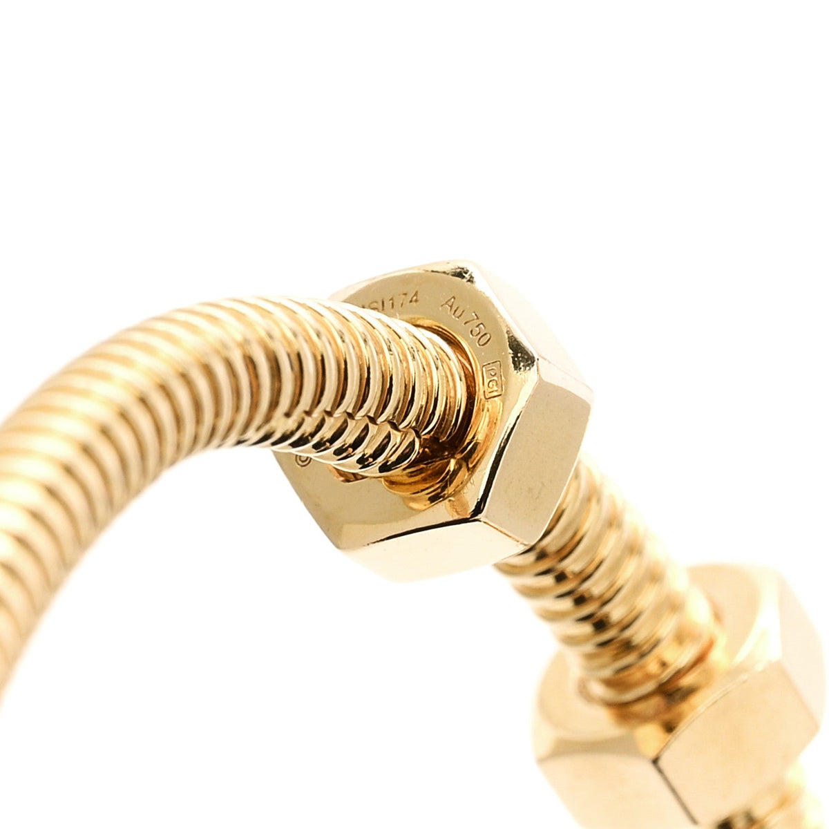 18K Yellow Gold Ecrou de Cartier Bracelet 18