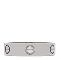 18K White Gold 5.5mm LOVE Ring 62 10