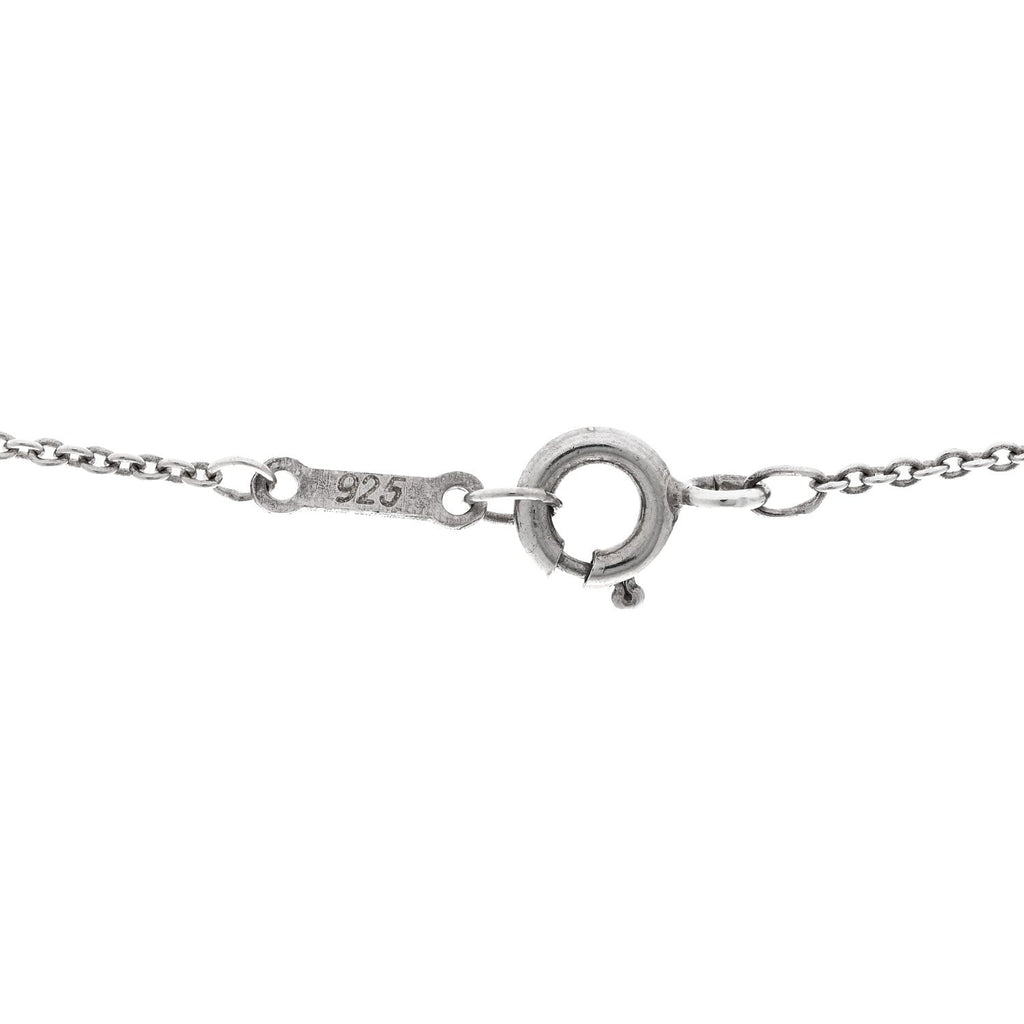 Sterling Silver 11mm Elsa Peretti Bean Pendant Necklace
