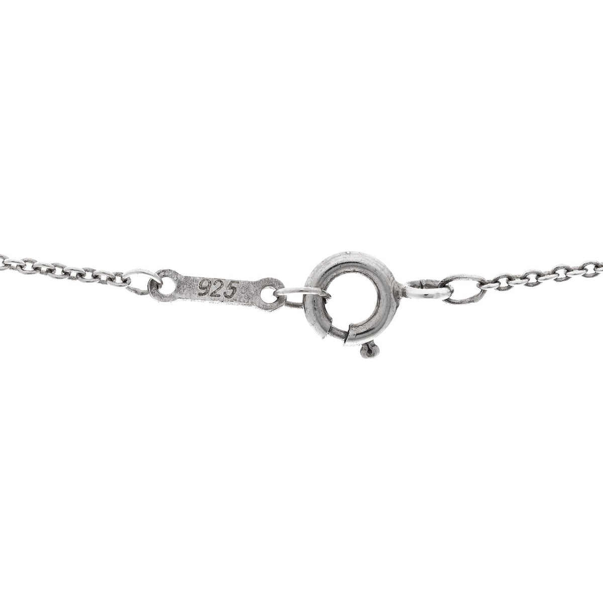 Sterling Silver 11mm Elsa Peretti Bean Pendant Necklace