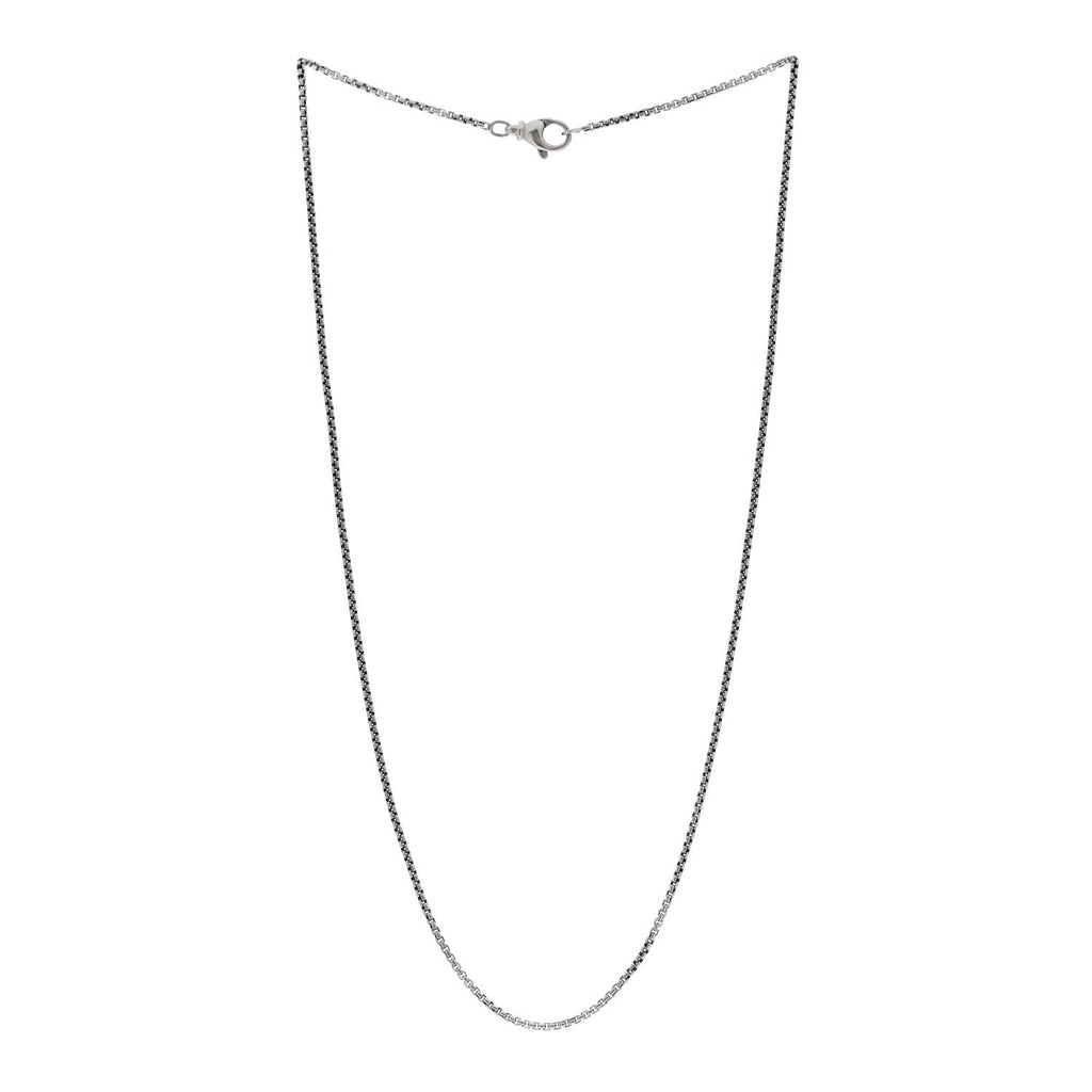 Sterling Silver 1.7mm Baby Box Chain Necklace 20"