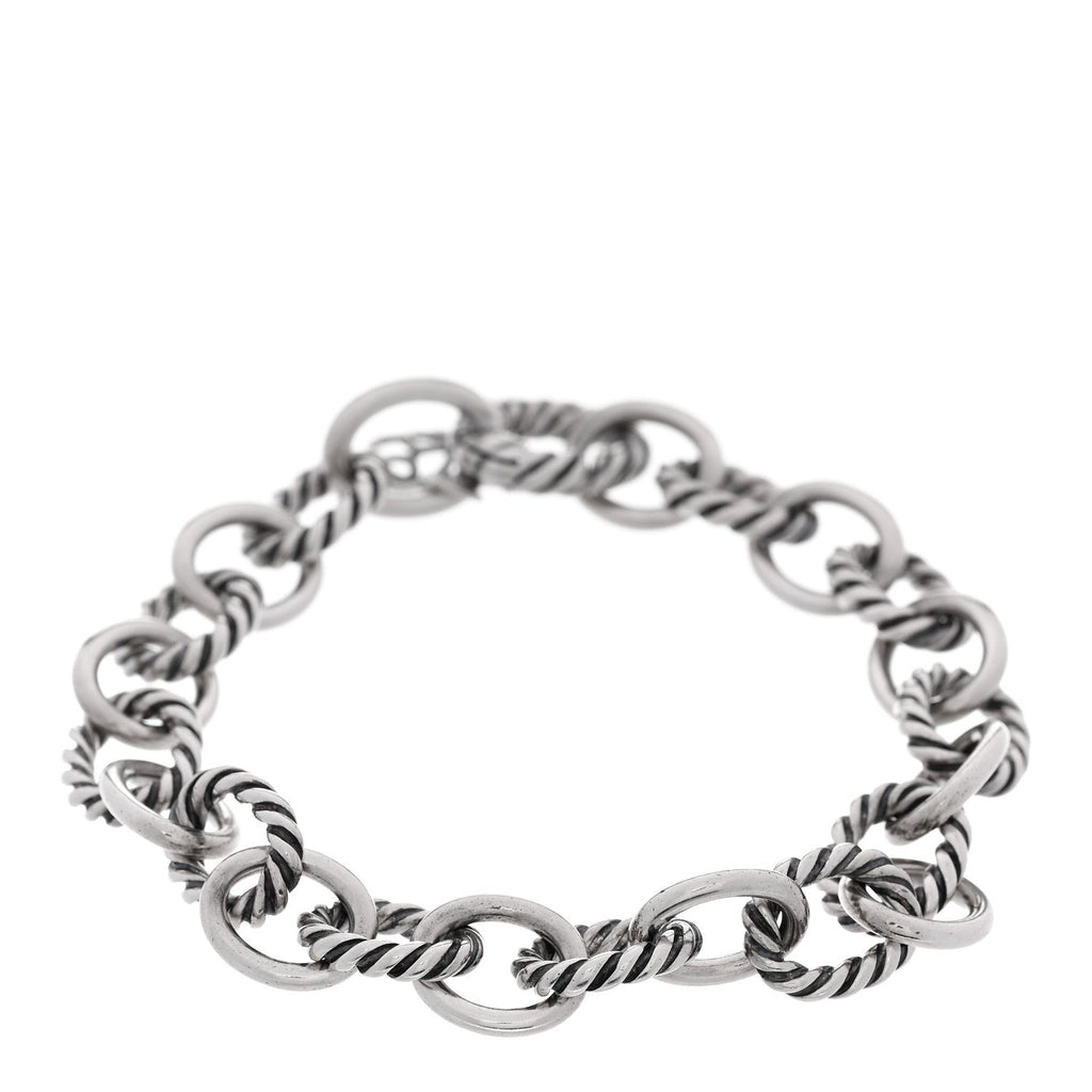 Sterling Silver 5.5mm DY Madison Link Chain Bracelet