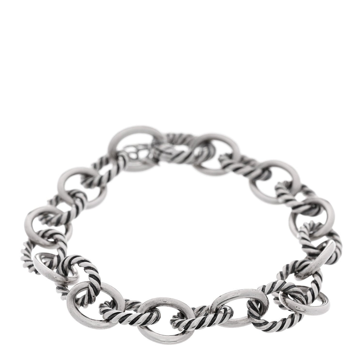 Sterling Silver 5.5mm DY Madison Link Chain Bracelet