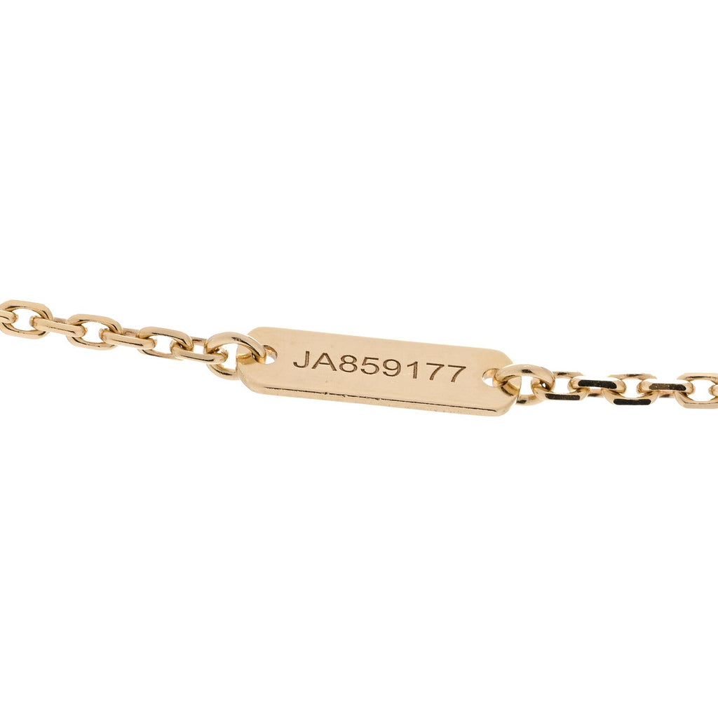 18K Yellow Gold Vintage Alhambra Pendant Necklace