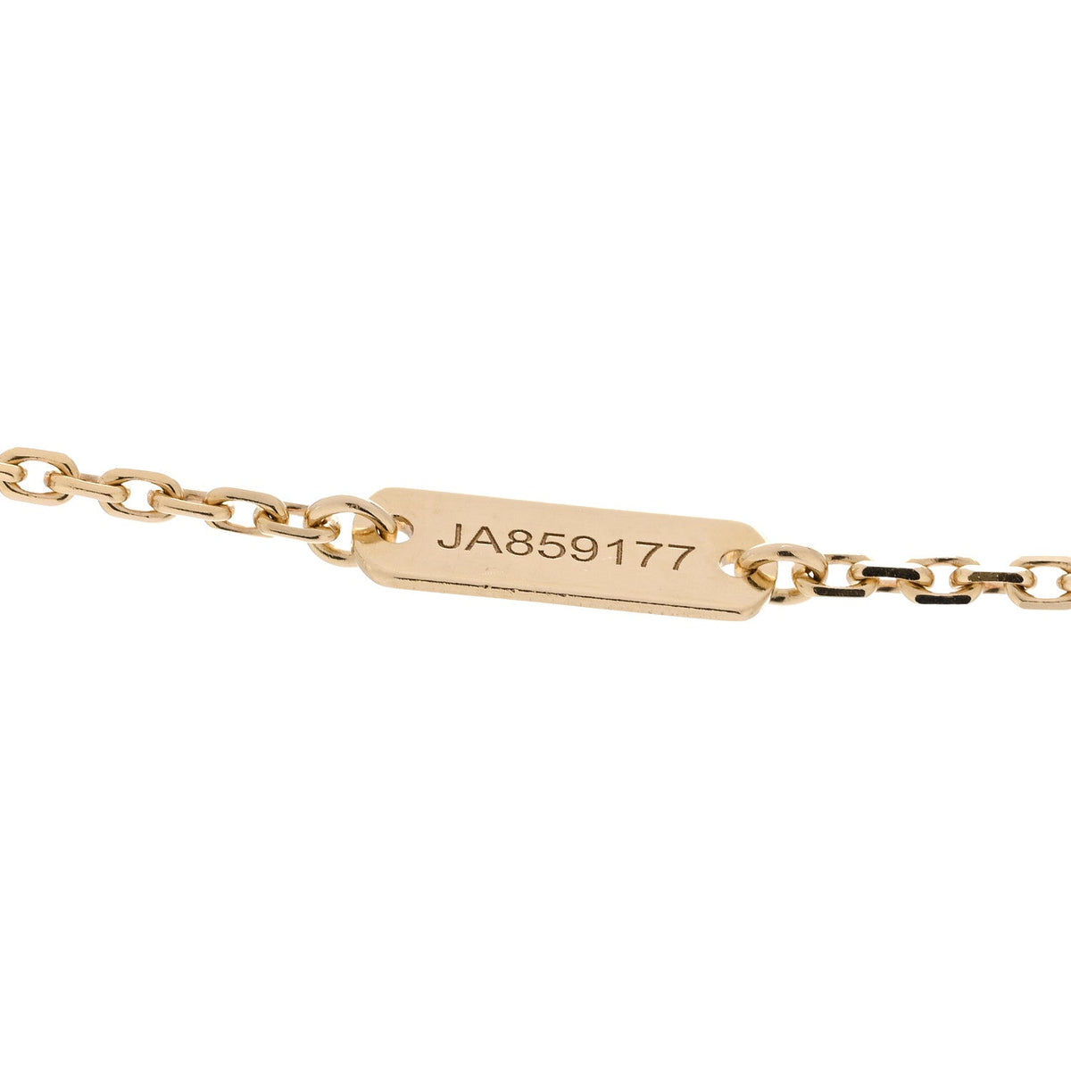 18K Yellow Gold Vintage Alhambra Pendant Necklace