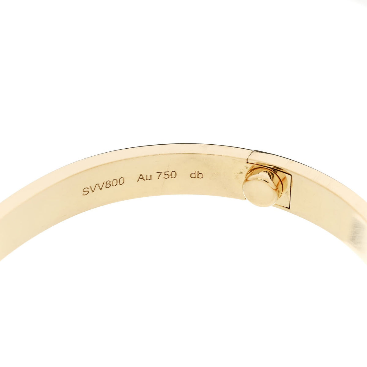 18K Yellow Gold LOVE Bracelet 17