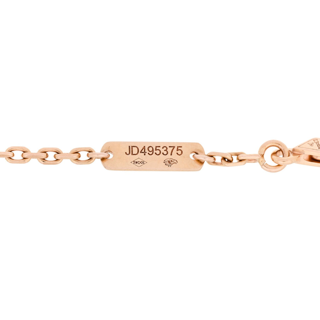 18K Rose Gold Carnelian Onyx Lucky Spring Open Wing Lady Bug Bracelet