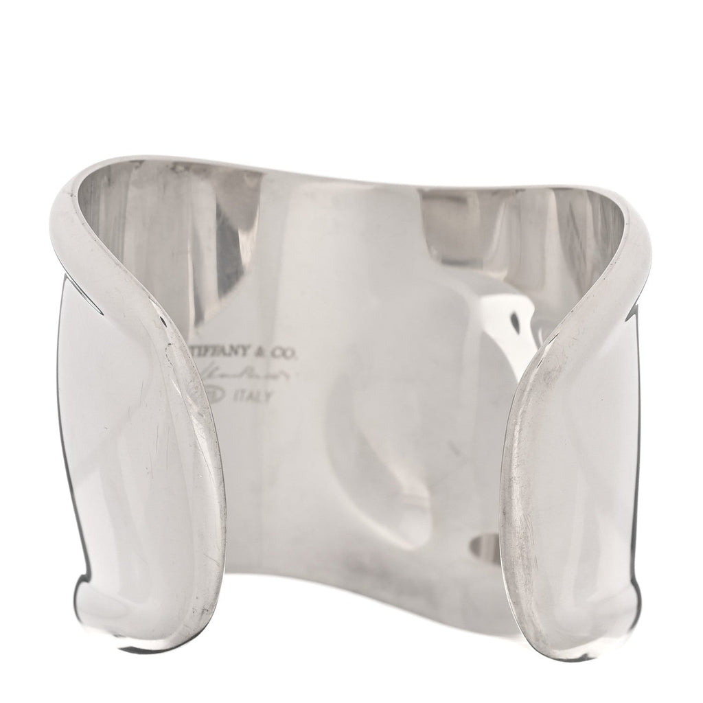 Sterling Silver Medium Elsa Peretti Right Wrist Bone Cuff Bracelet