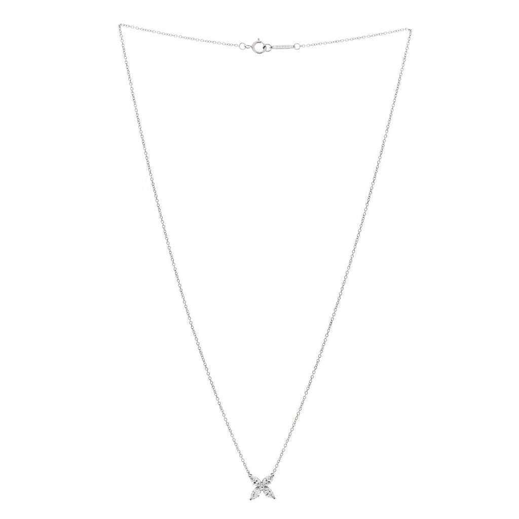 Platinum Diamond Small Victoria Necklace