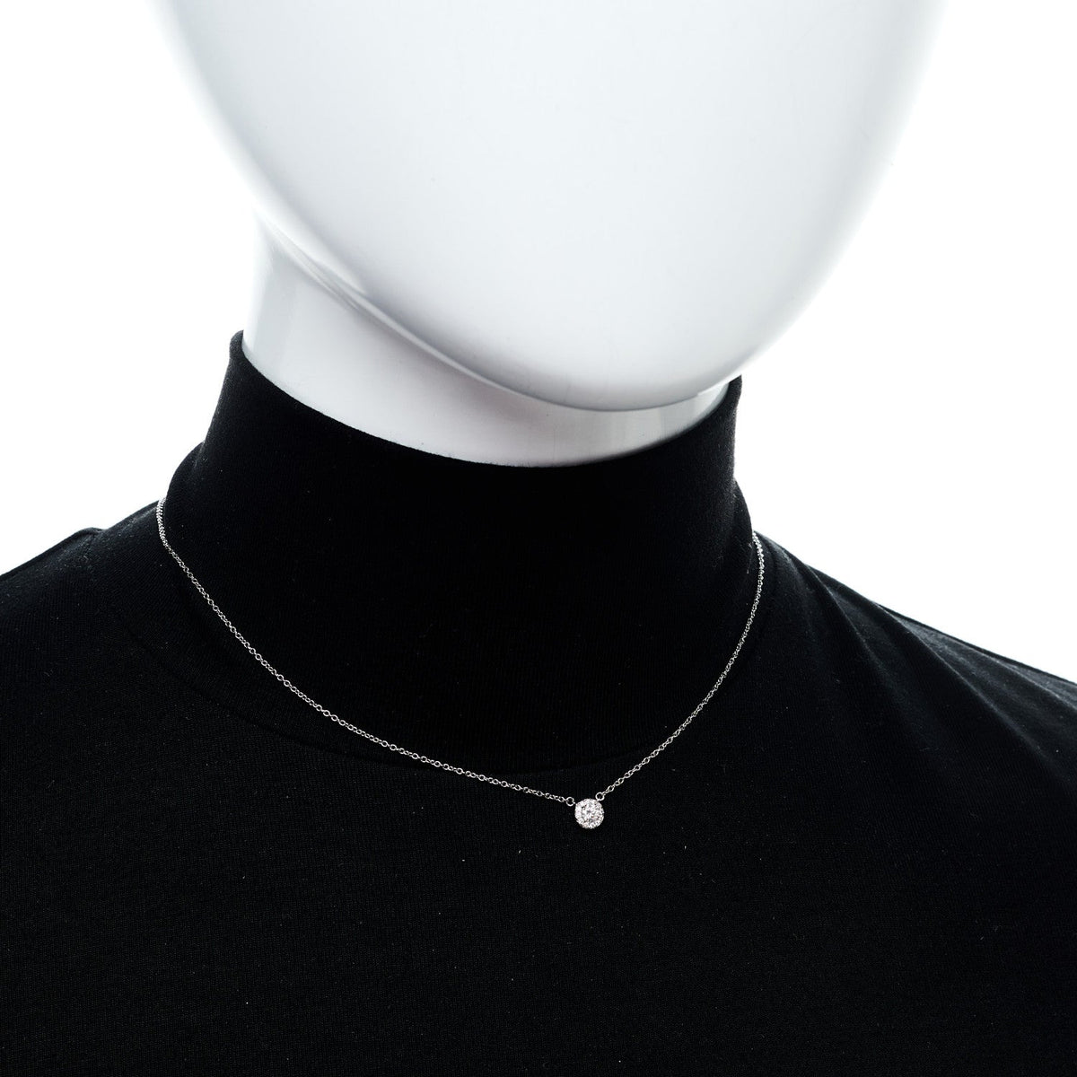Platinum Diamond .20ctw Soleste Pendant Necklace