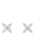 Platinum Diamond .92ct Medium Victoria Earrings