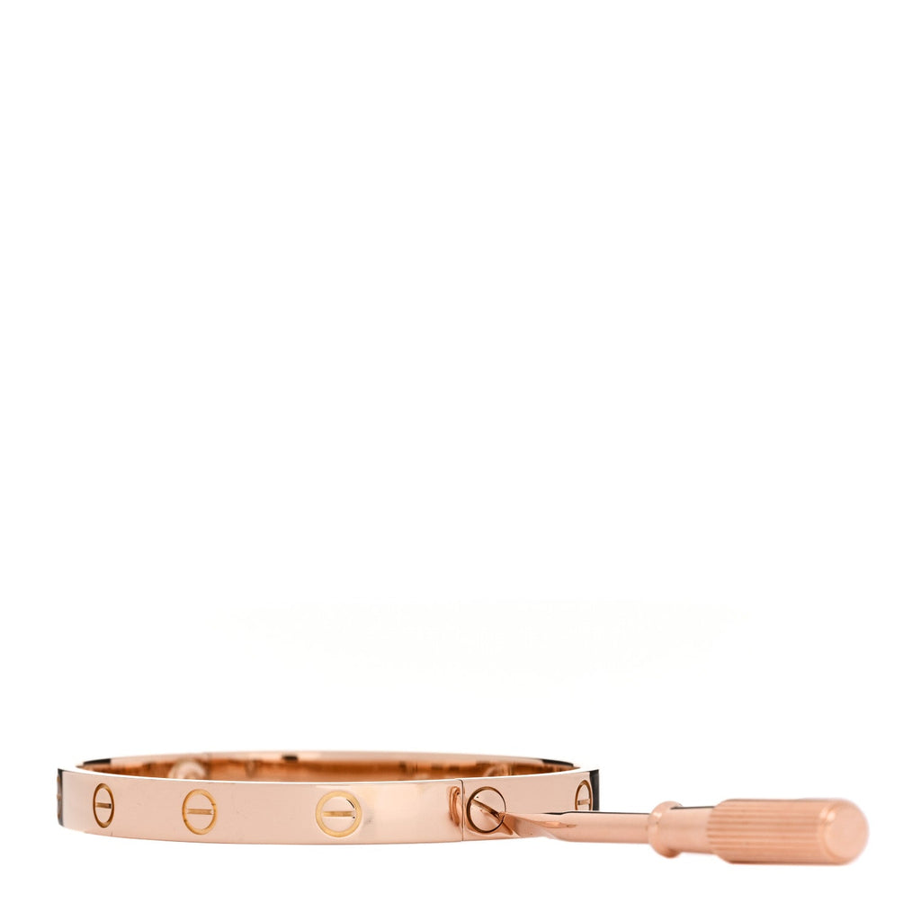 18K Pink Gold LOVE Bracelet 17