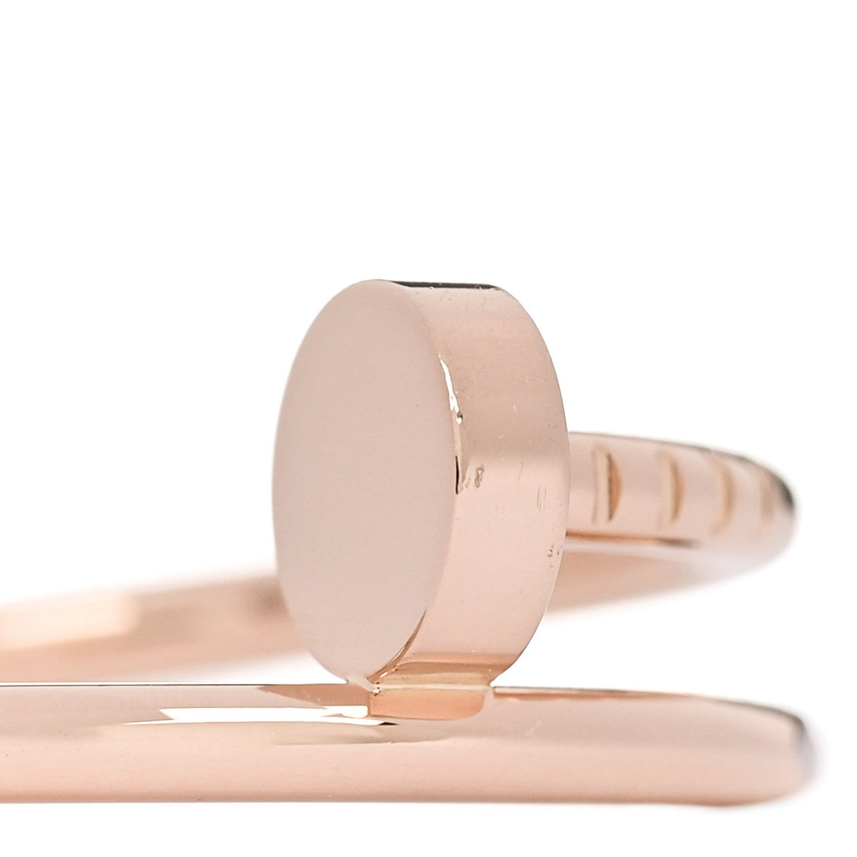 18K Pink Gold Small Juste Un Clou Ring 49 5