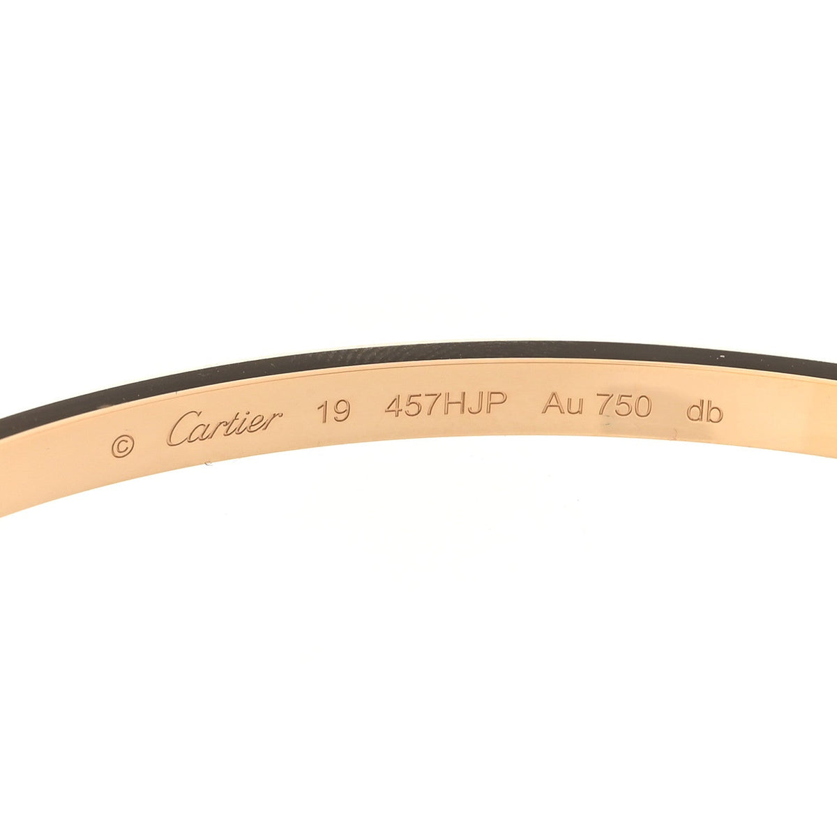 18K Yellow Gold Small LOVE Bracelet 19