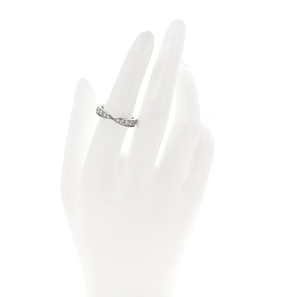 Platinum Diamond 4.3mm Harmony Band Ring 54 7