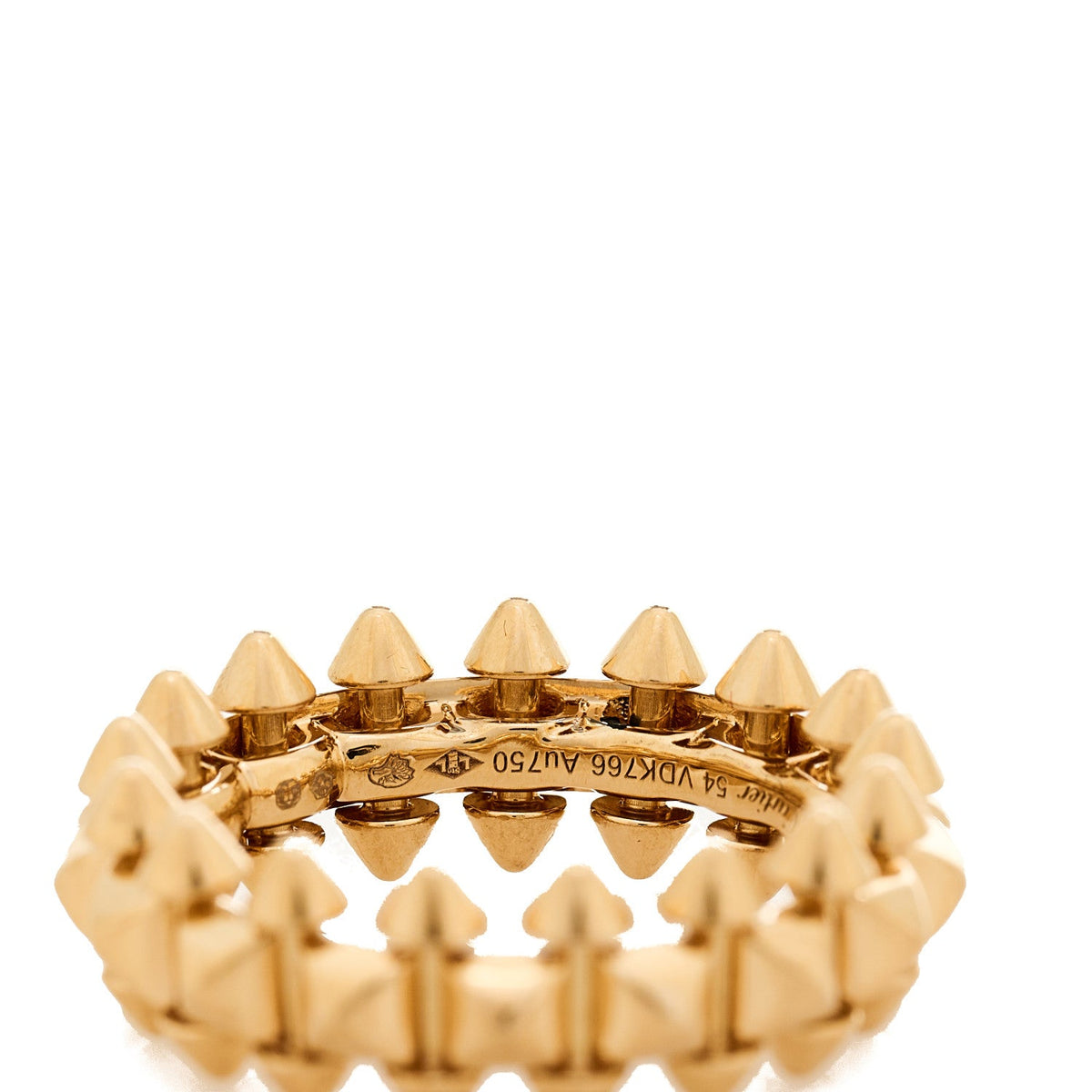 18K Pink Gold MM Clash De Cartier Ring 54 7