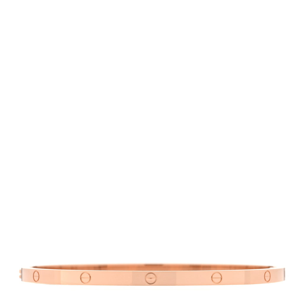 18K Pink Gold Small LOVE Bracelet 19